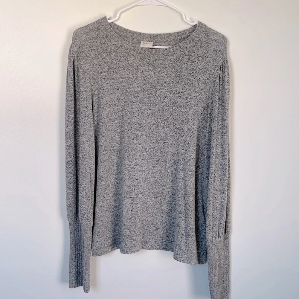 a new day grey sweater